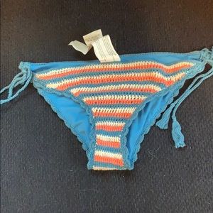 MinkPink crochet swim bottoms
